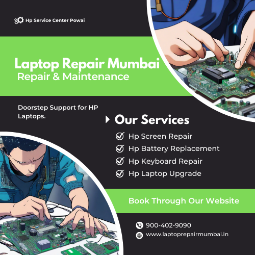 hp laptop service center in powai